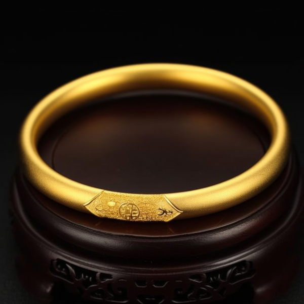 宝宝金手镯图片